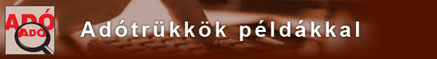 Adótrükkök példákkal - on-line verzió